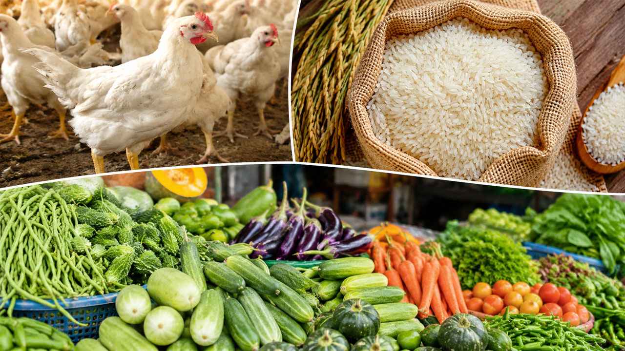 বাজারে চাল-মুরগির ঊর্ধ্বগতি, কমেছে সবজির দাম!