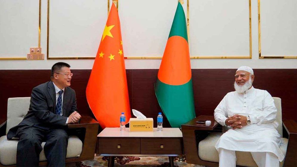 জামায়াত আমিরের সঙ্গে চীনা রাষ্ট্রদূতের সৌজন্য বৈঠক