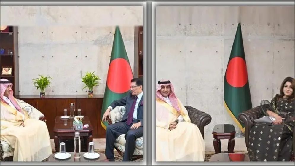 পররাষ্ট্রমন্ত্রী-প্রতিমন্ত্রীর সঙ্গে সৌদি রাষ্ট্রদূতের সাক্ষাৎ